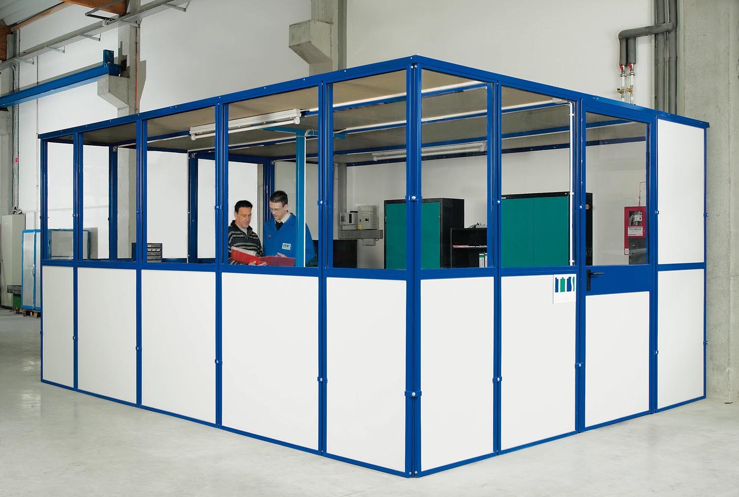 Wandelement, Acrylglas/KS-Platte-Kombination (System 9200)