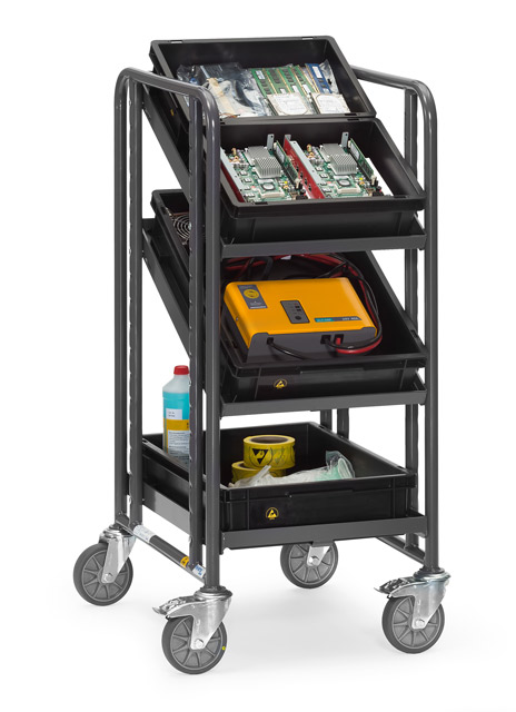 ESD-Eurokastenwagen, Rahmen offen, Tragkraft 250 kg