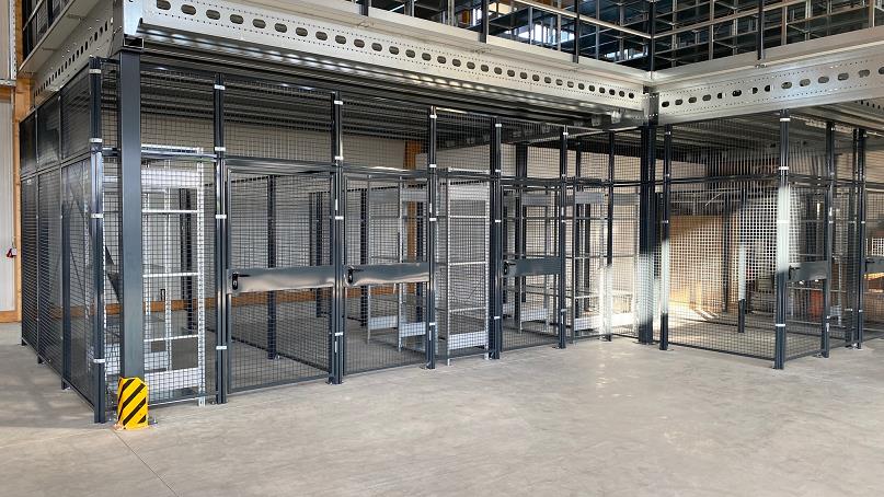 Aufsatz-Wandelement mit Gitterfüllung (System 9200)