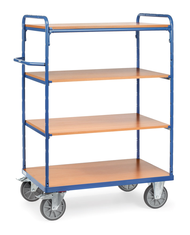 Etagenwagen mit 4 Ebenen, Tragkraft 600 kg