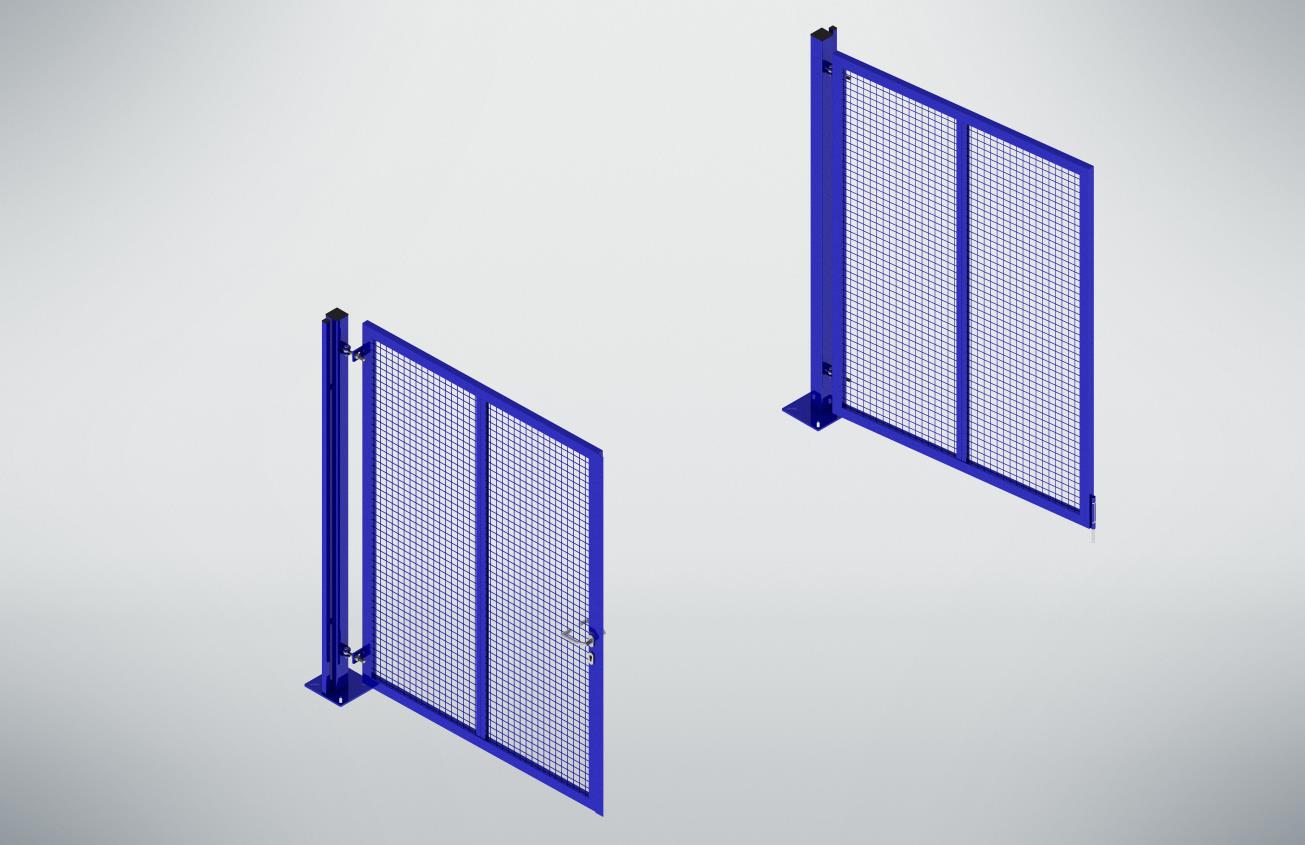 Großes Doppelflügeltor ohne begrenzte Durchfahrtshöhe