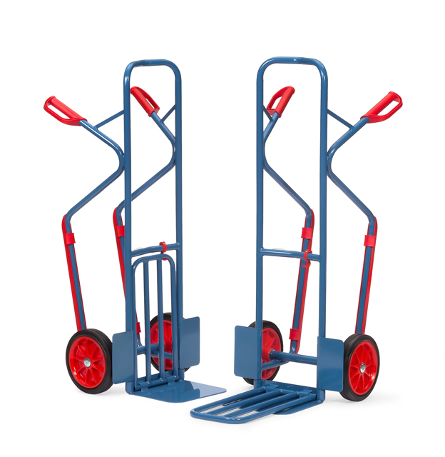 Paketkarre mit klappbarer Schaufel + Gleitkufen, Tragkraft 300 kg