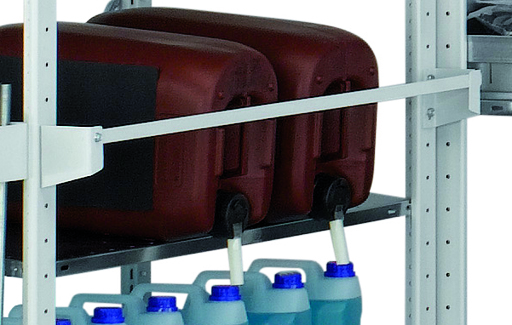 Verriegelungsstange inkl. 2 Haltewinkel für 1000 mm Fachbreite