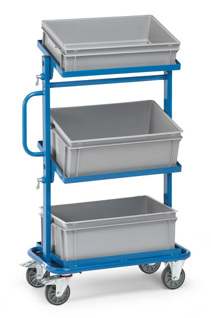Beistellwagen mit Kasten-Etagen, Tragkraft 200 kg
