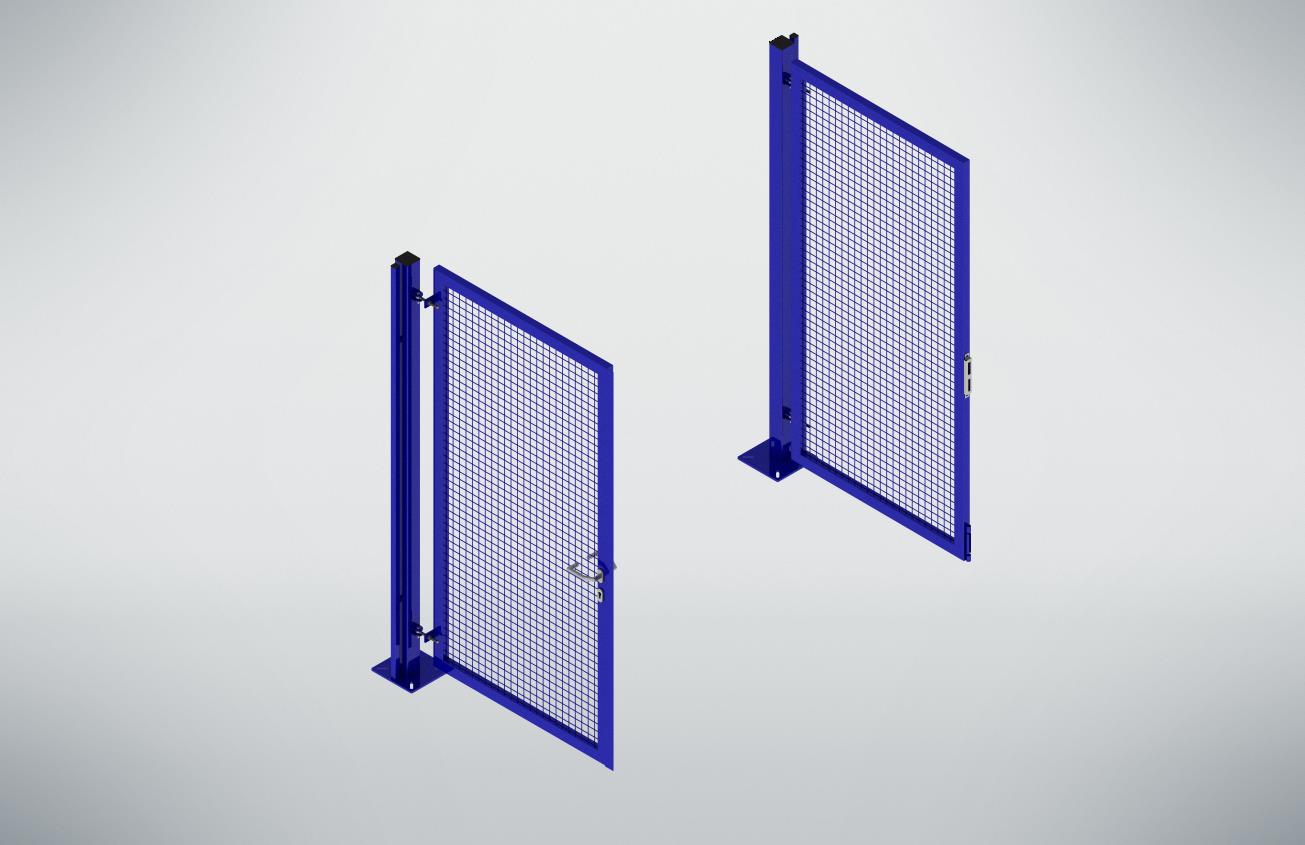 Großes Doppelflügeltor ohne begrenzte Durchfahrtshöhe