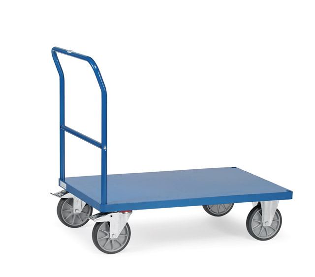Schiebebügelwagen - Stahlblech bündig, Tragkraft 600 kg