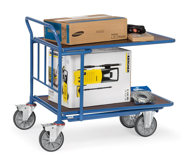 C+C-Wagen mit 2 Siebdruckplatten, Tragkraft 500 kg