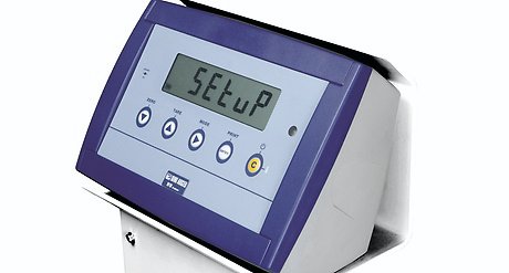 Edelstahl-Hubwagen mit Wiegefunktion GS/P 25 INOX