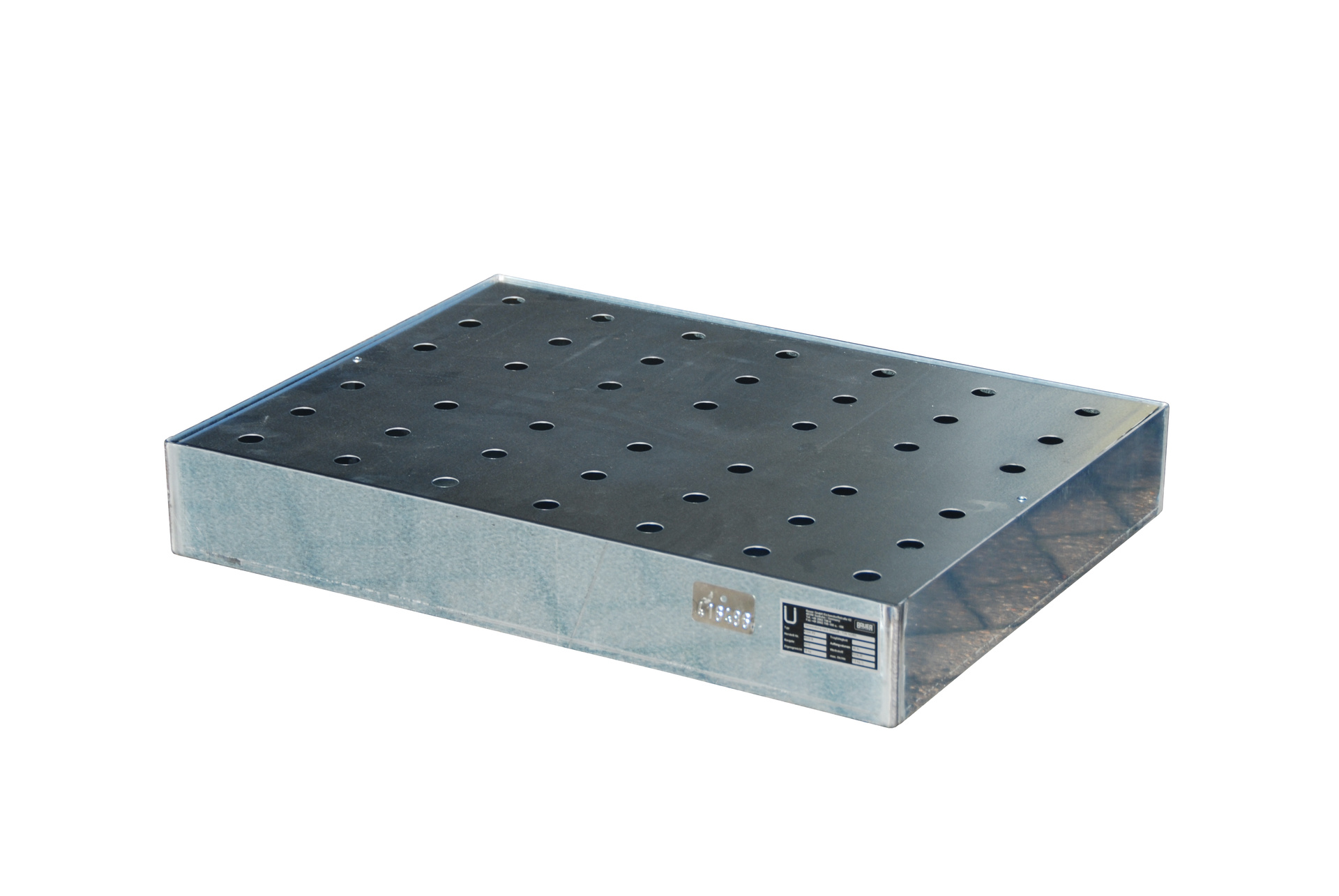 Kleingebindewanne für Paletten KGW-P/M (mit Lochblech-Rost)