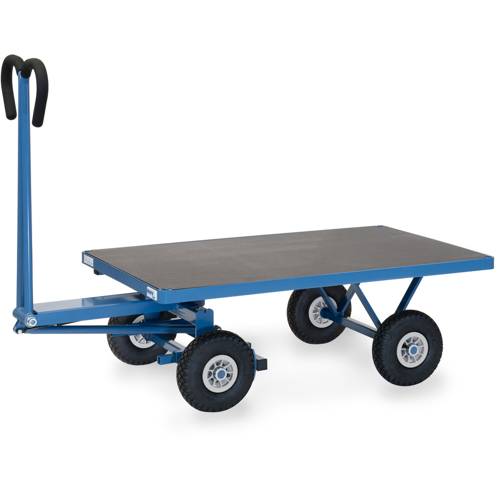 Großer Handpritschenwagen ohne Wände, Tragkraft 700 kg | fetra 6403L