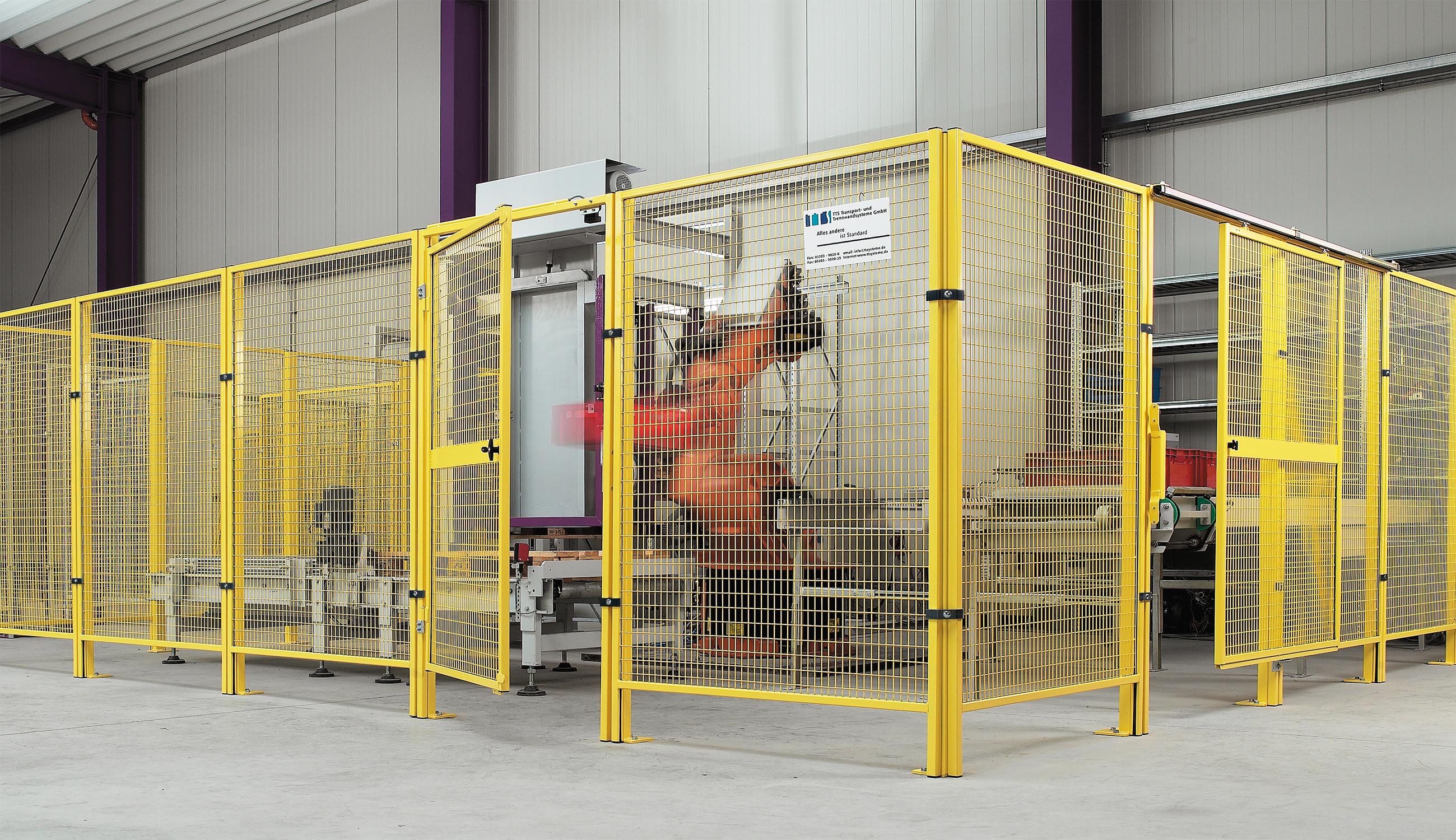 Schiebetür f. Maschinenschutzzaun (System 9900)