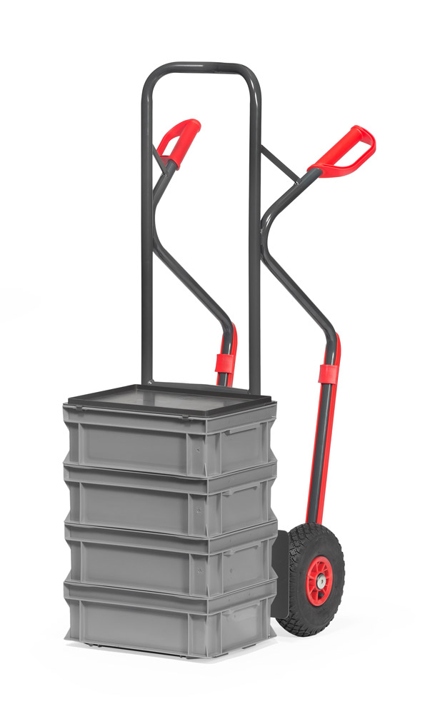 Stapelkarre RAL 7016 anthrazitgrau, Tragkraft 300 kg