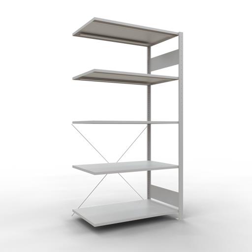 Stecksystem Eckregal, MULTIplus, 150 kg Fachlast