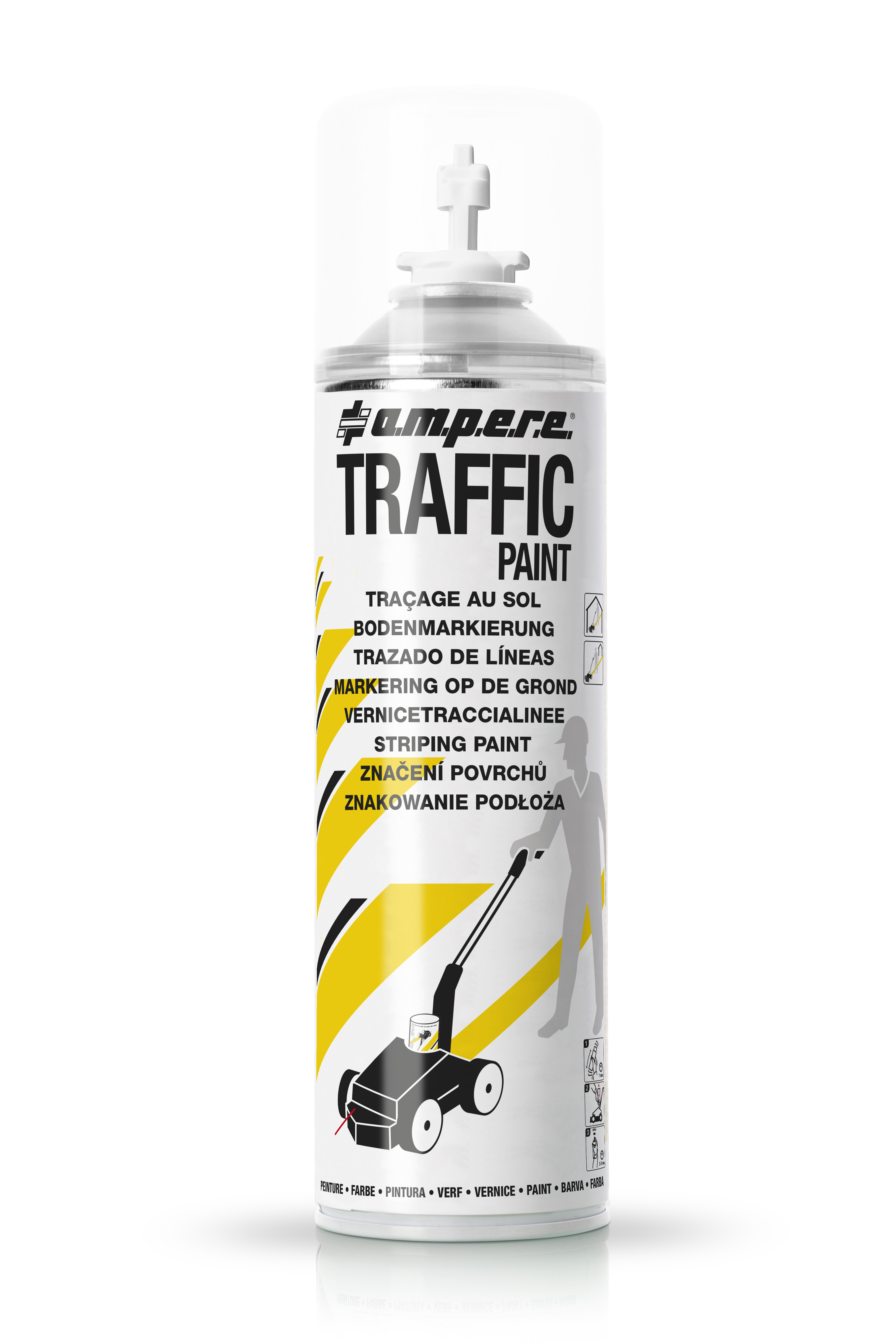 Bodenmarkierungsfarbe TRAFFIC PAINT®, 12x500 ml