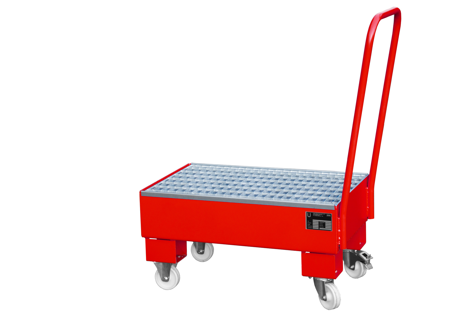 Fahrbare Auffangwanne Typ AW 60 mit Gitterrost