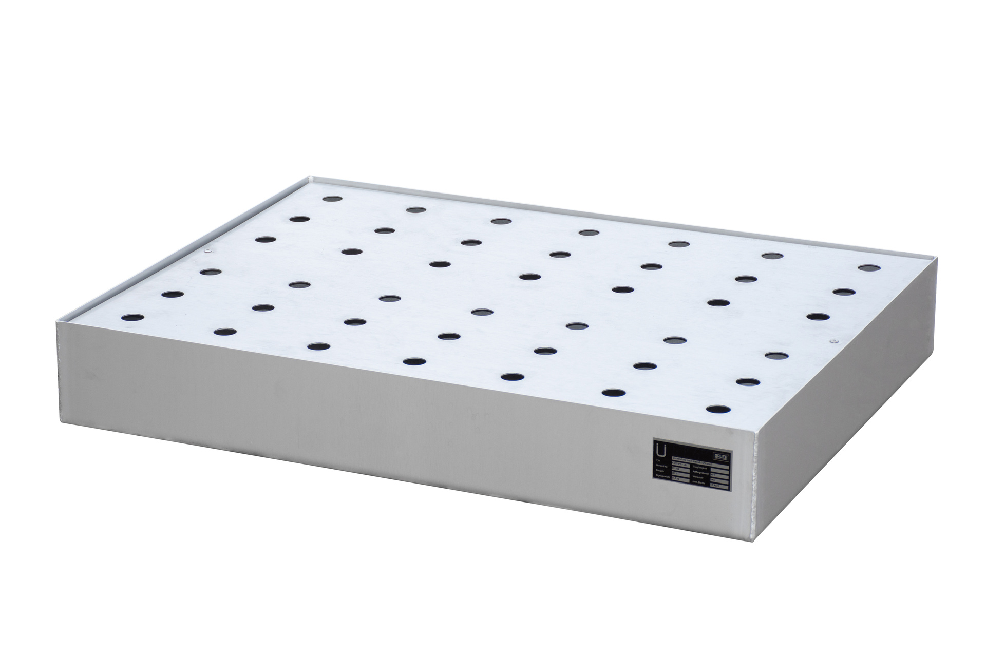 Kleingebindewanne für Paletten KGW-P/M (mit Lochblech-Rost)