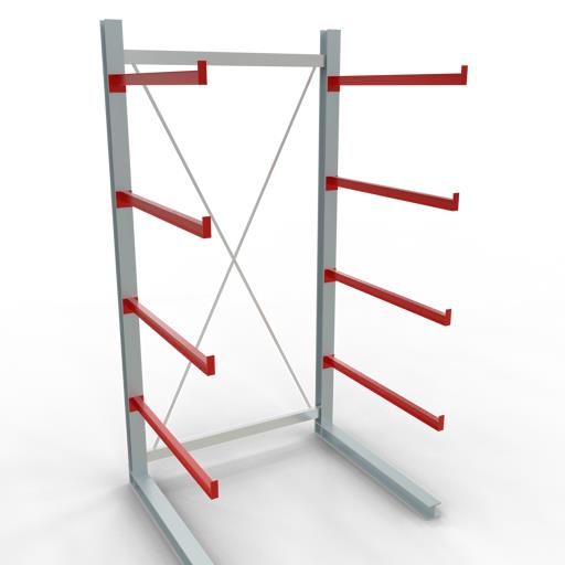 Einseitiges Kragarmregal-Set K6000 (für schwere Belastungen)