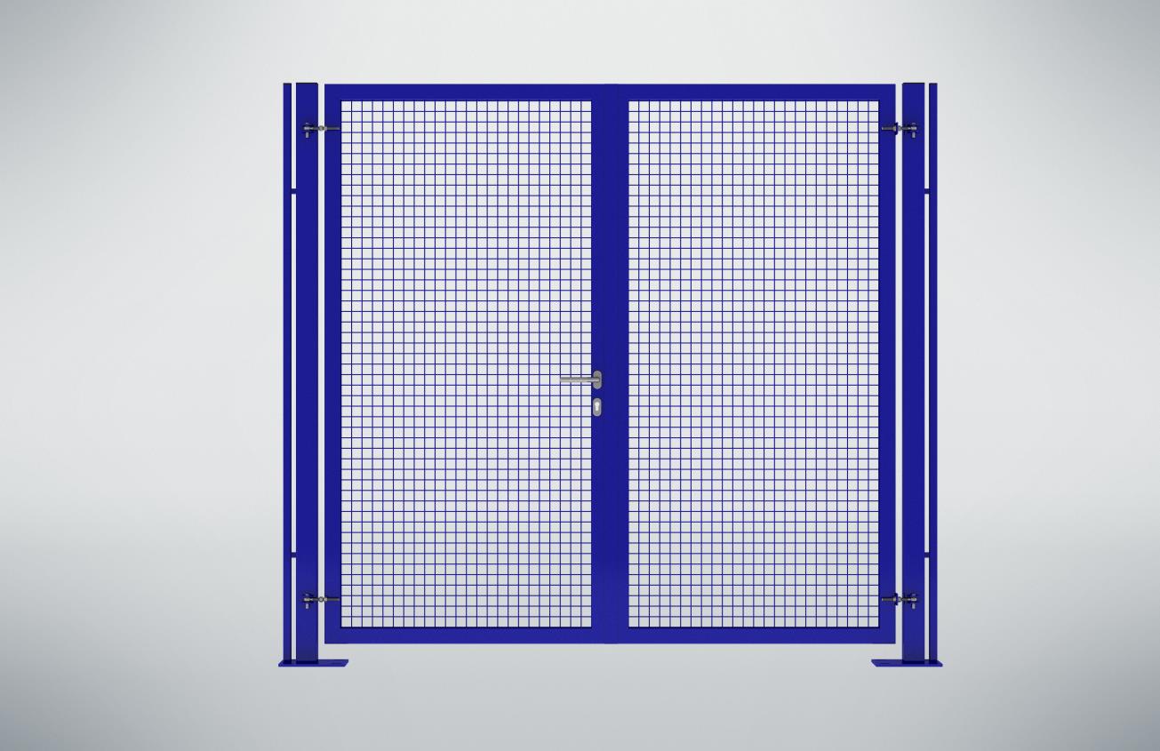 Großes Doppelflügeltor ohne begrenzte Durchfahrtshöhe