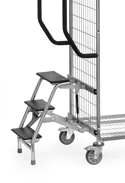 Trittstufen für Kommissionierwagen