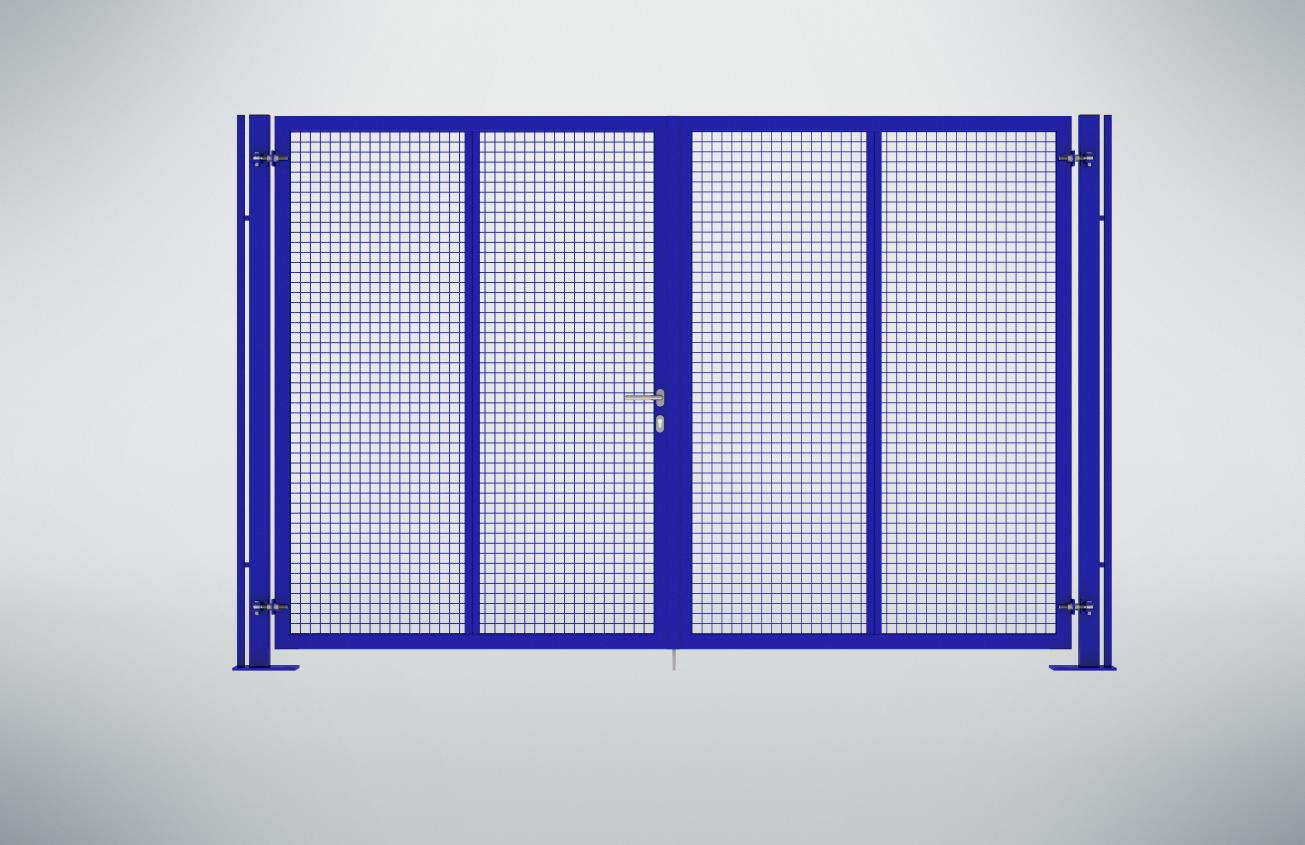 Großes Doppelflügeltor ohne begrenzte Durchfahrtshöhe