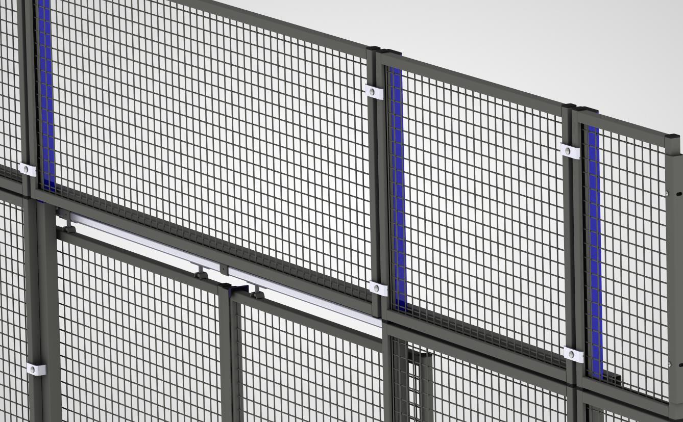 Aufsatzpfosten - einsteckbar in Pfosten (System 9200)