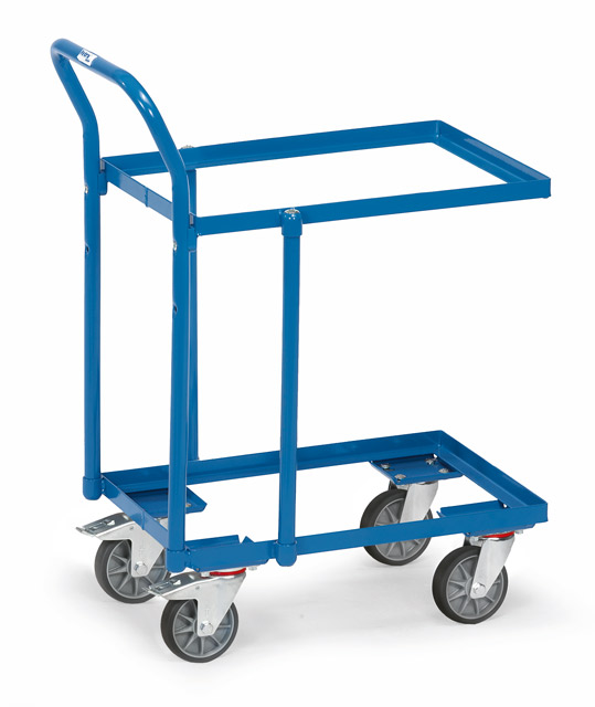 Eurokastenwagen mit geraden Böden, offen, Tragkraft 250 kg