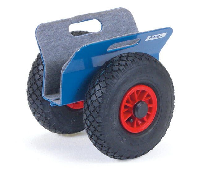 Plattenroller mit Klemmbacken schmal, Tragkraft 250 kg | fetra 4155