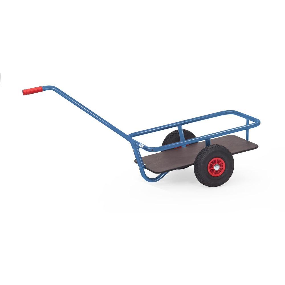 Kleiner Handwagen mit Holzboden, Tragkraft 200 kg