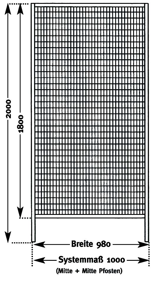 Schiebetür f. Maschinenschutzzaun (System 9900)