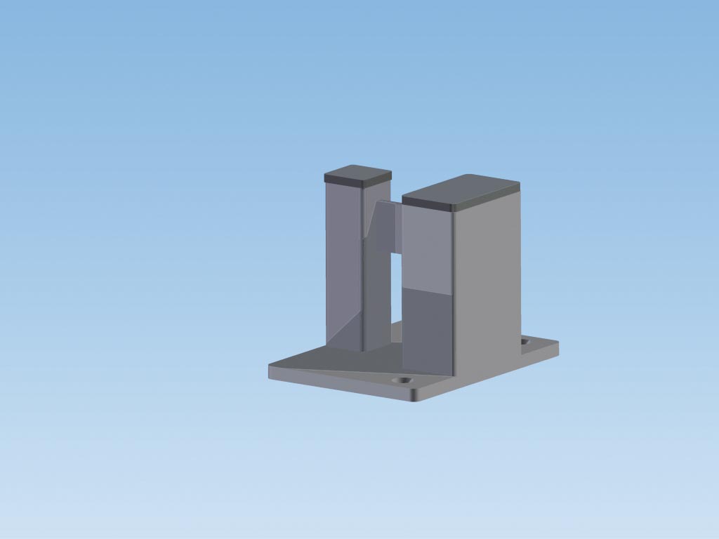 Pfosten zur Befestigung der Elemente (System 9200)