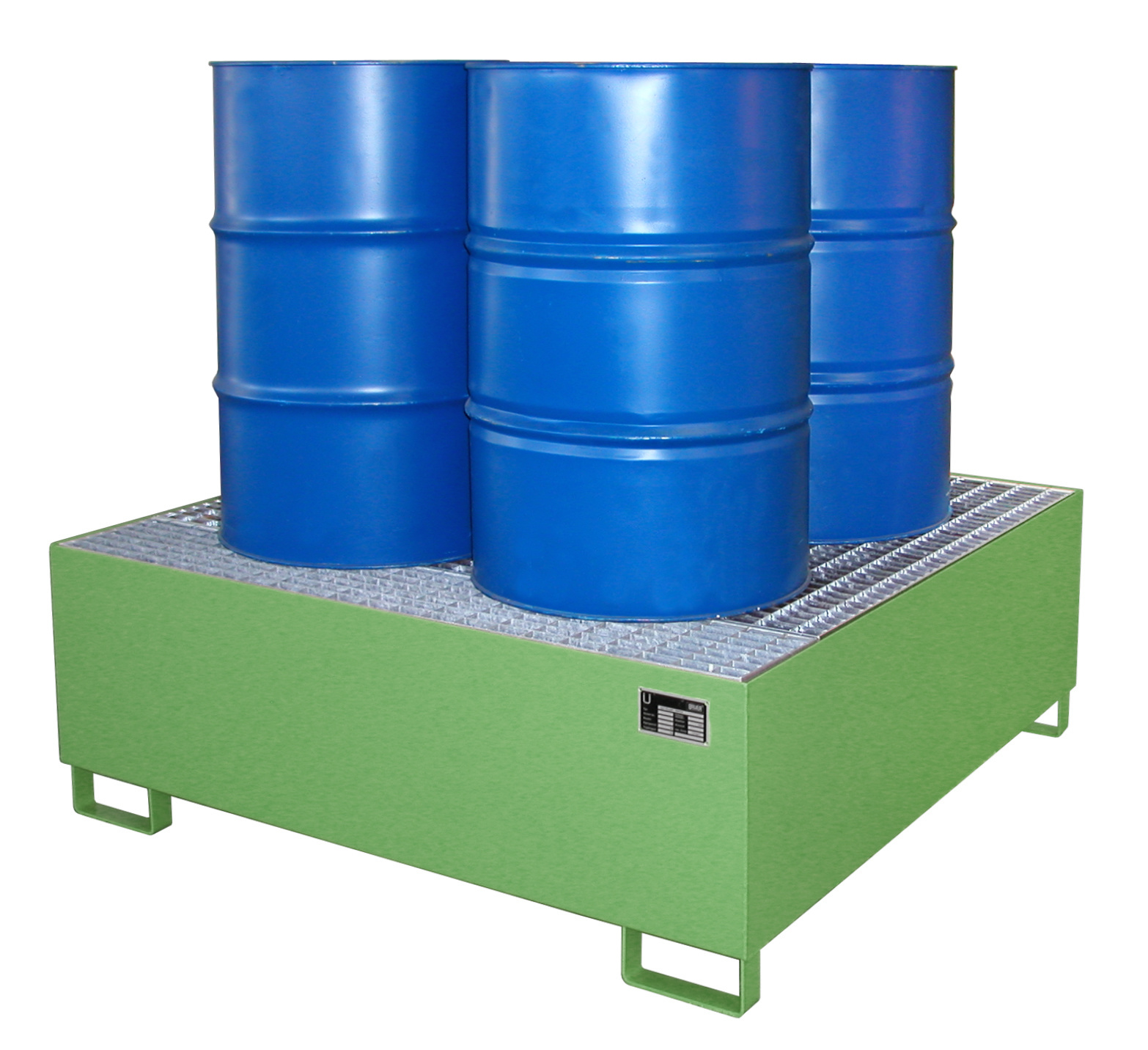 Auffangwanne mit Gitterrost Typ AW (zur Fasslagerung)