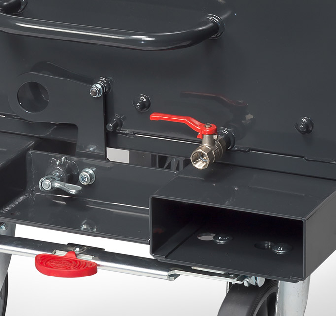 Muldenkipper, Tragkraft 750 kg, mit TPE-Rollen