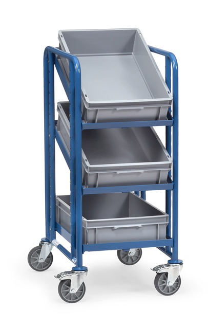 Eurokastenwagen mit verstellbaren Böden, mit Kästen