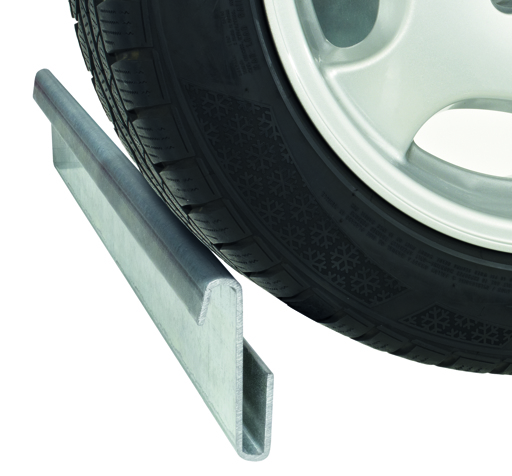 Großfach-Räderregal mit Weitspannholmen, verzinkt