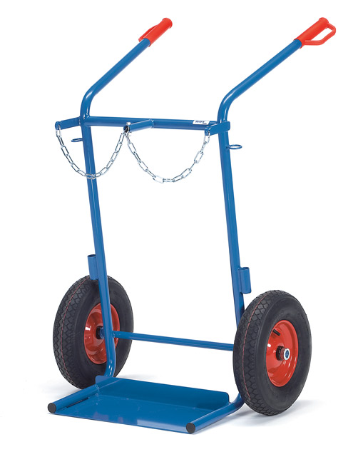 Stahlflaschenkarre für zwei 50l Stahlflaschen