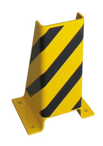 Rammschutzecke in U-Form, Höhe 400 mm, inkl. Anker