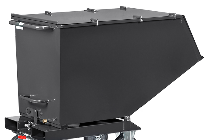 Deckel für Muldenkipper, klappbar, 2-seitig zu öffnen