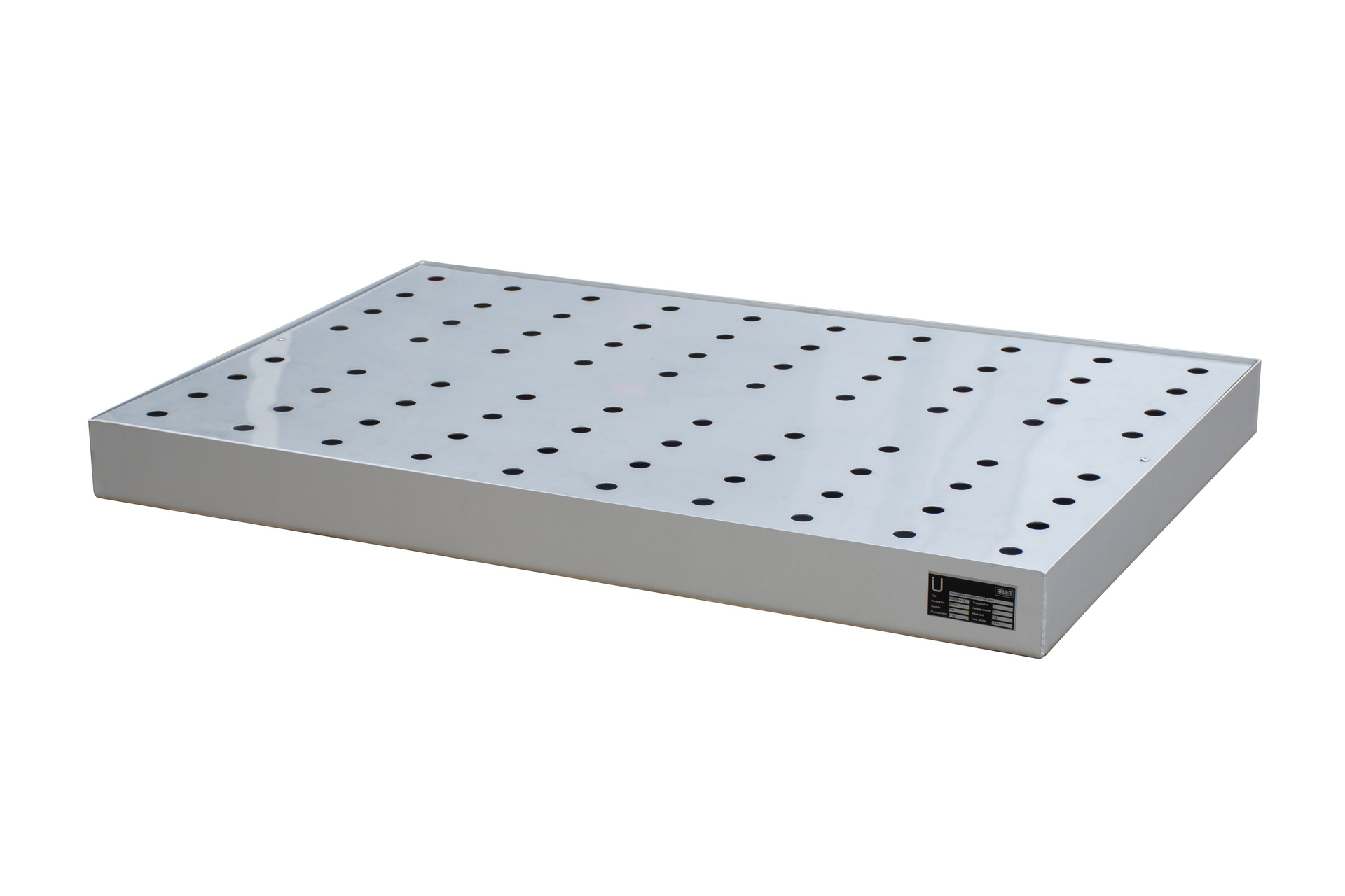 Kleingebindewanne für Paletten KGW-P/M (mit Lochblech-Rost)