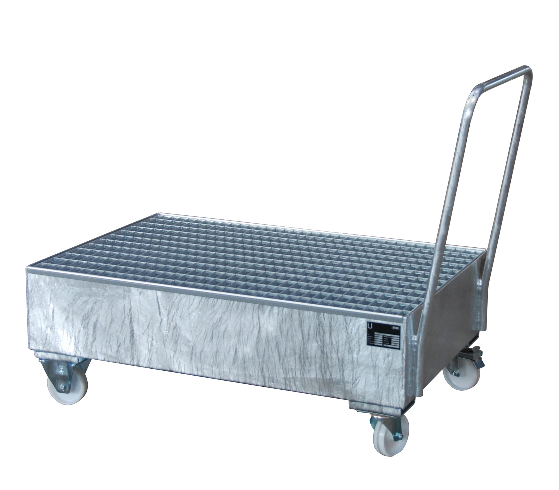 Fahrbare Auffangwanne SERIE 2000 mit Gitterrost