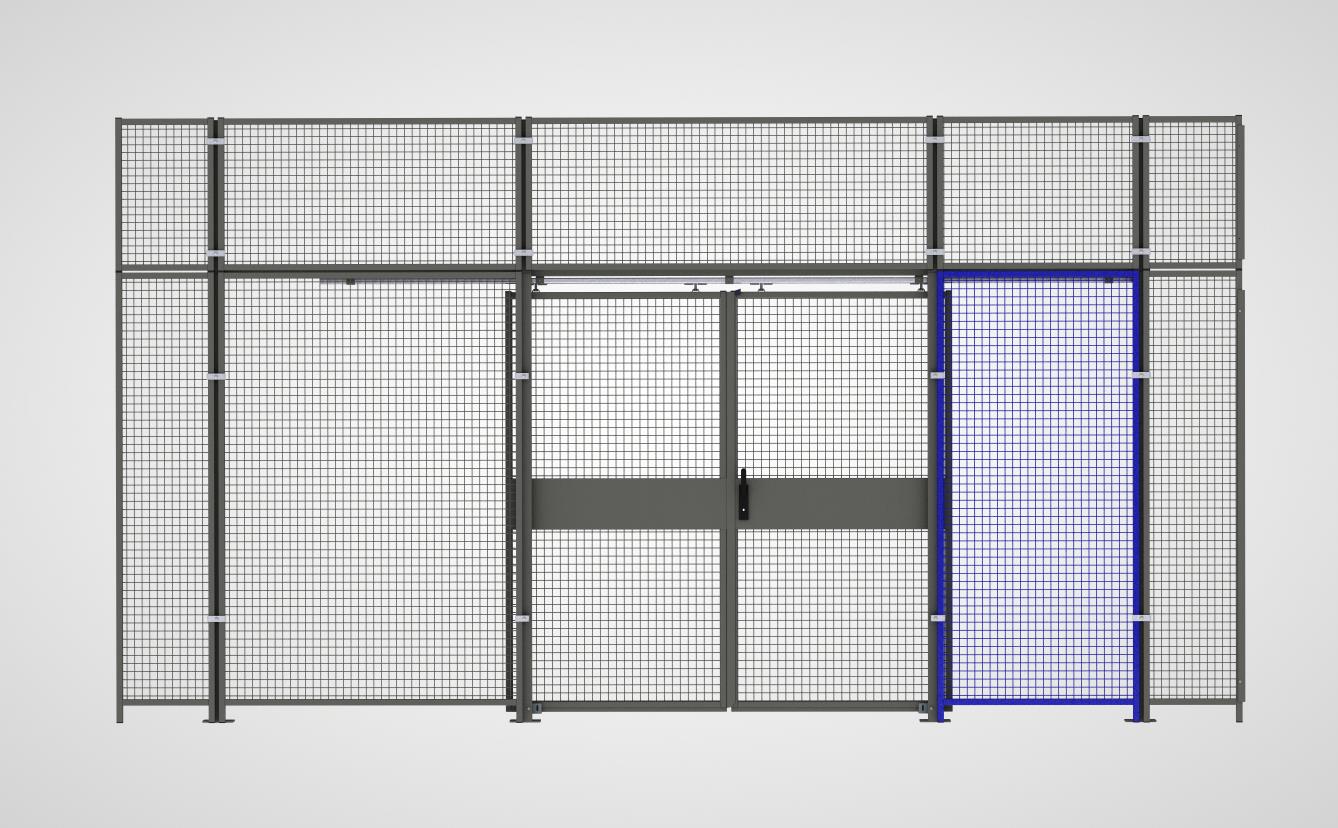 Wandelement mit Gitterfüllung (System 9200)