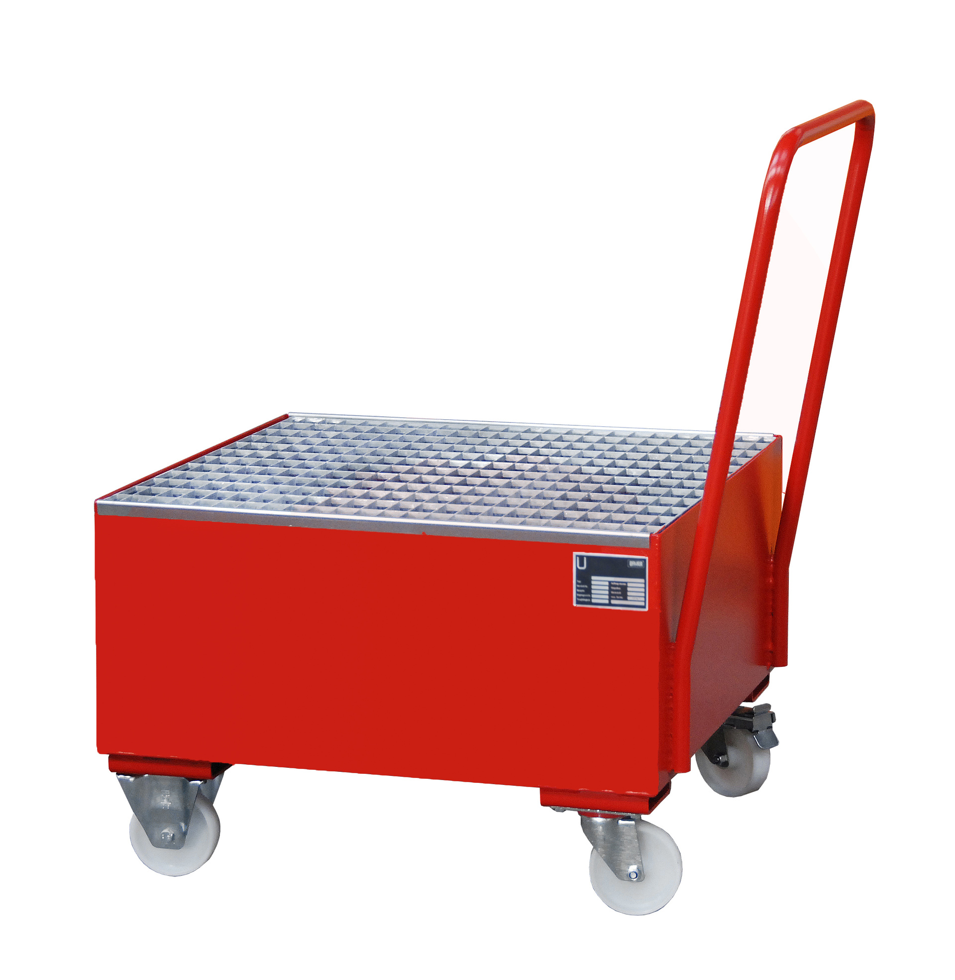 Fahrbare Auffangwanne SERIE 2000 mit Gitterrost