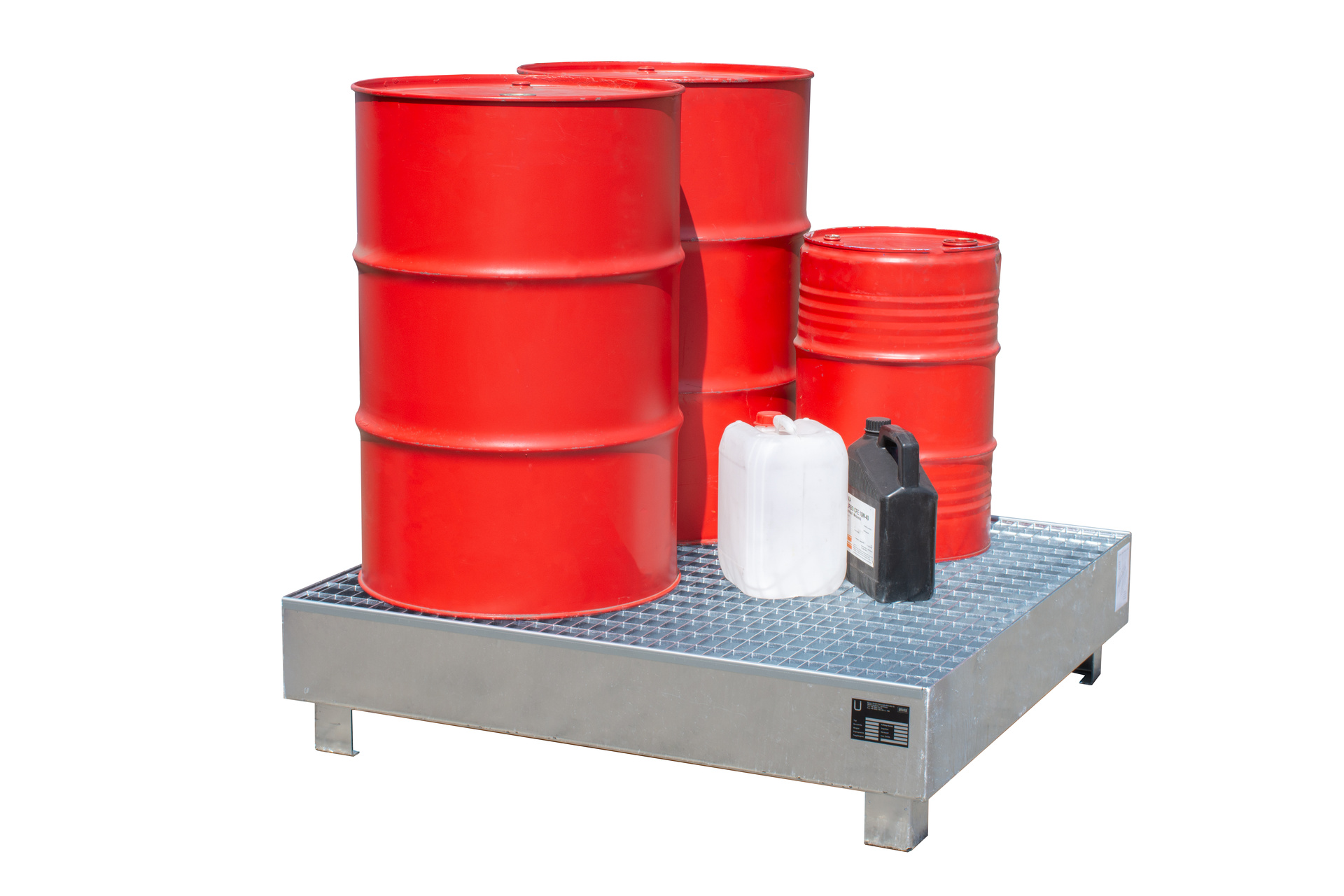 Auffangwanne Typ WM mit Gitterrost