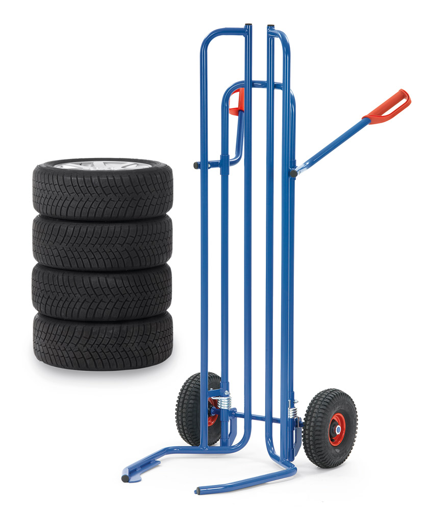Reifenkarre, Tragkraft 200 kg, Höhe 1510 mm
