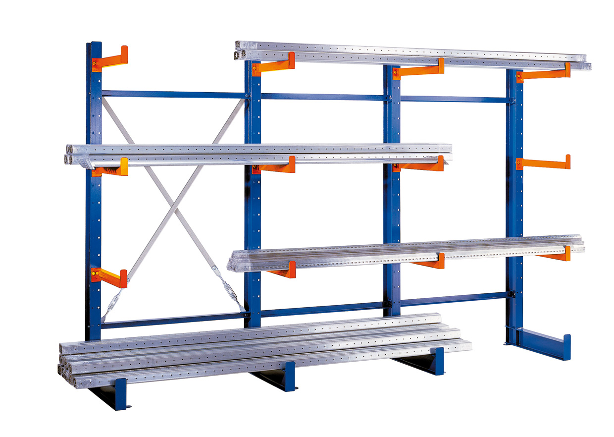 Kragarmregal-K2000 zur Lagerung von Langgut Schwerlastregal