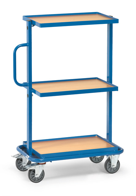 Beistellwagen mit Holzboden-Etagen, Tragkraft 200 kg