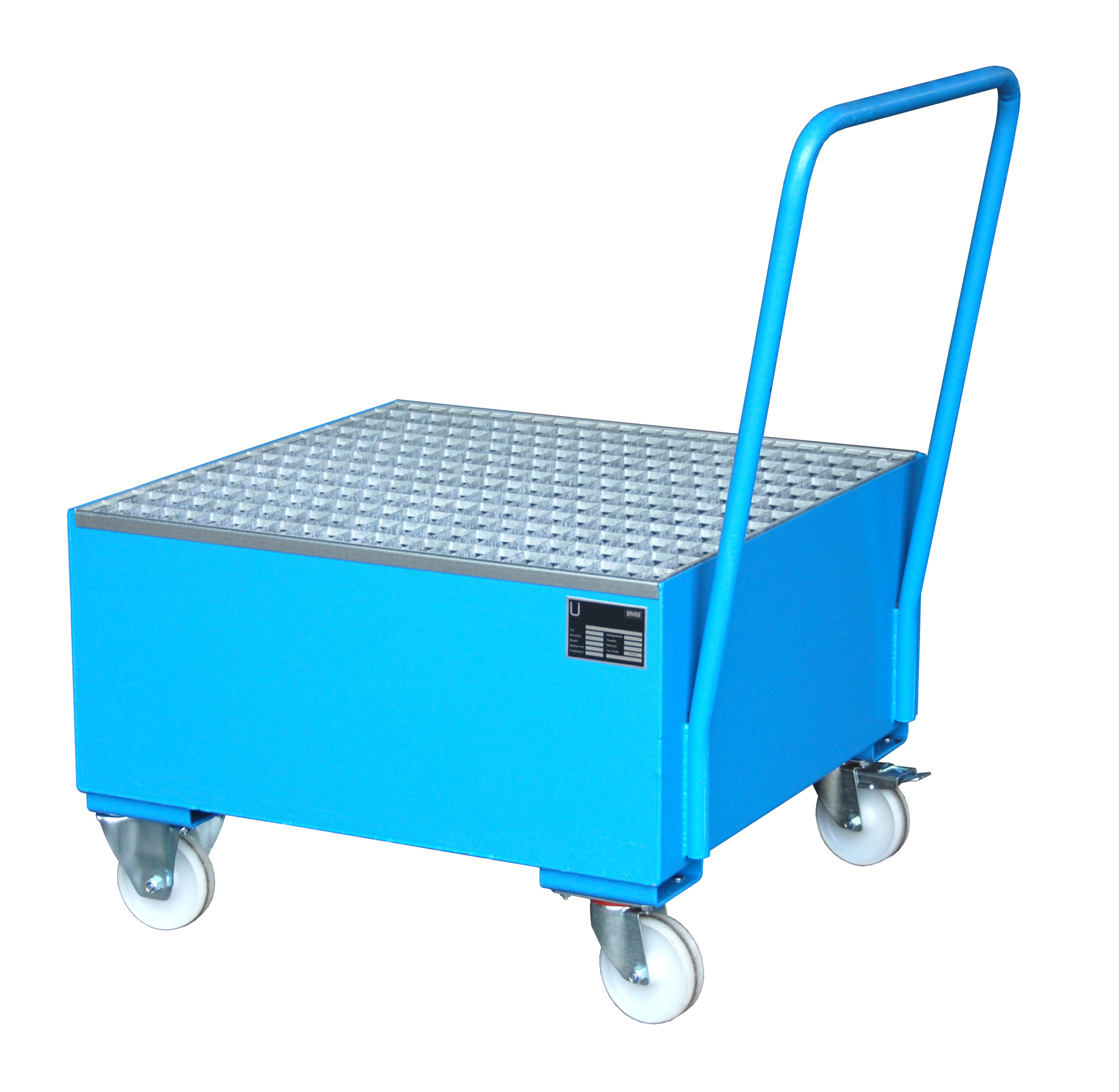 Fahrbare Auffangwanne SERIE 2000 mit Gitterrost