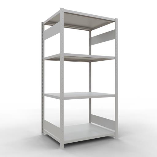 Stecksystem Grundregal, MULTIplus 330 kg, beidseitig nutzbar (Längenriegel)