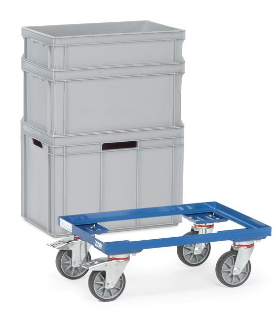 Eurokasten-Roller mit offenem Rahmen, Tragkraft 250 kg
