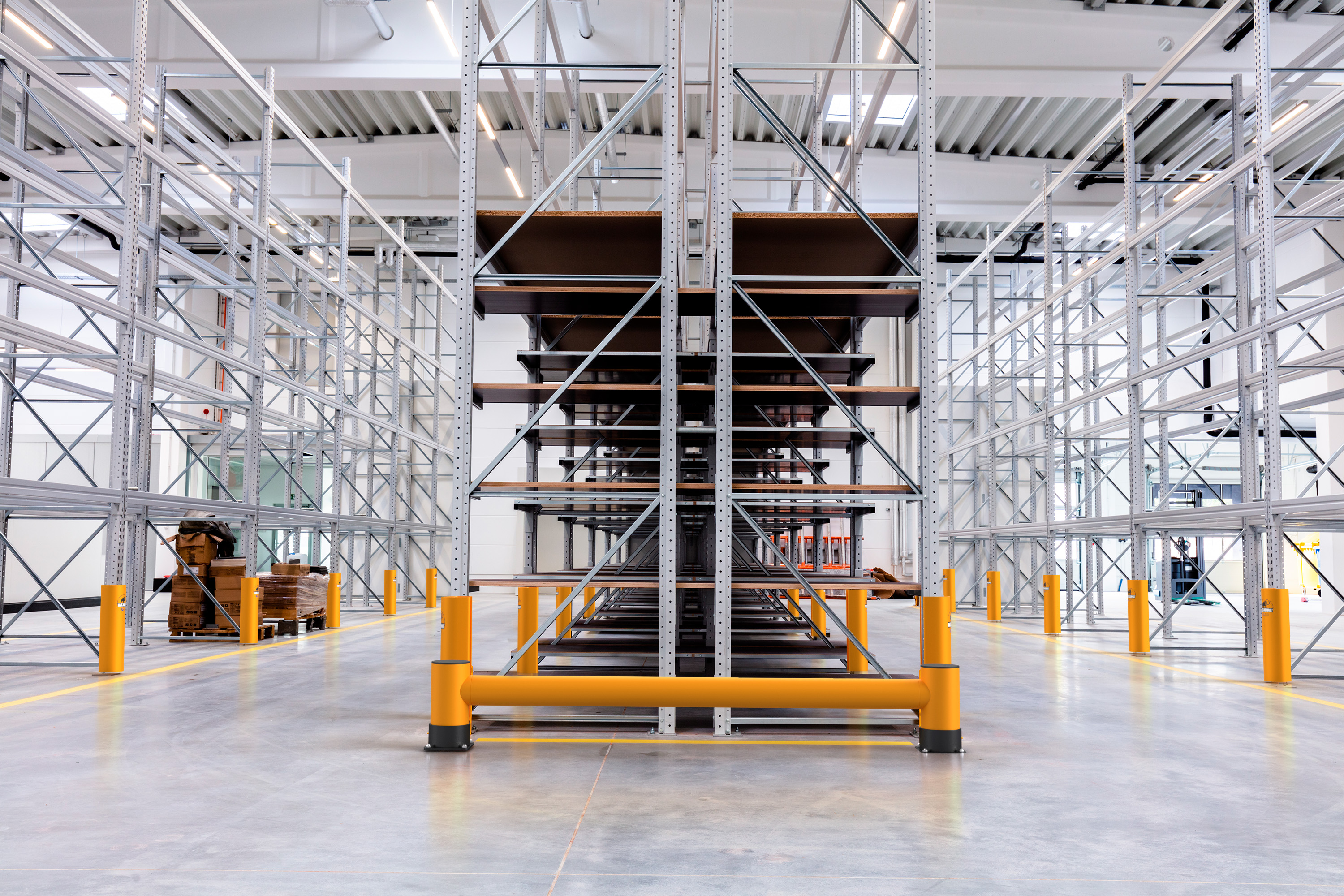 Regalendschutz Einzelplanke, H 400 mm