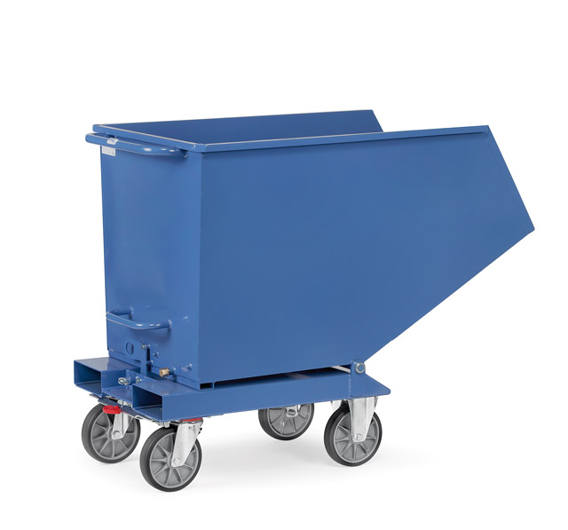 Muldenkipper, Tragkraft 750 kg, mit TPE-Rollen | fetra 4703